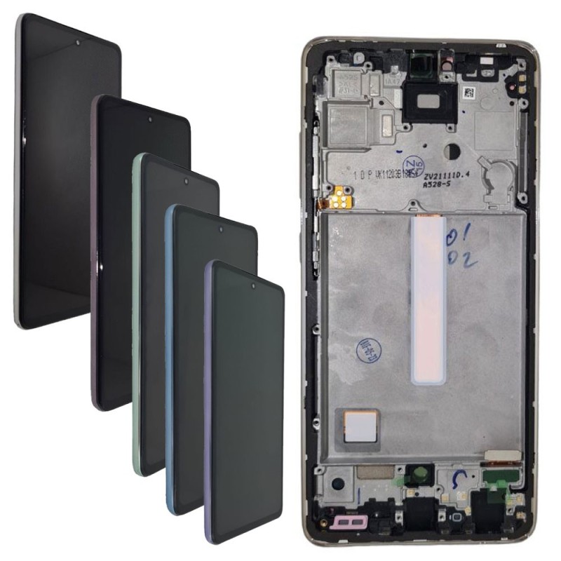 Display LCD OLED (FULL SIZE) + Frame Per Samsung Galaxy A52S SM-A528 / A52 SM-A525 / A52 5G SM-A526