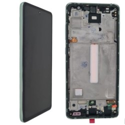 Display LCD OLED (FULL SIZE) + Frame Per Samsung Galaxy A52S SM-A528 / A52 SM-A525 / A52 5G SM-A526