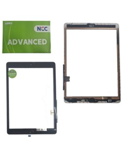 NCC ADVANCED Touch Screen + Home Button Per Apple iPad 7th Gen. 10.2'' (2019) | iPad 8th Gen. 10.2'' (2020) nero