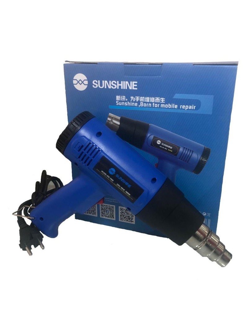 SUNSHINE RS-1600 Pistola ad Aria Calda Temperatura Regolabile | 1600W