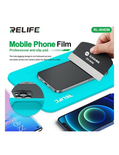 RELIFE RL-004DM Tappetino Antiscivolo in Silicone per Applicazione Pellicola Protettiva