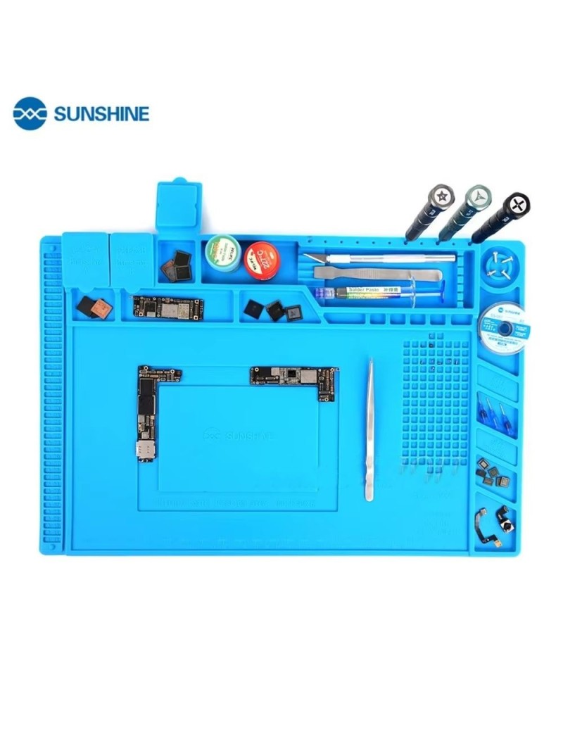 SUNSHINE S-160 Tappetino in Silicone di Manutenzione Speciale per Alte Temperature | PIANO DA LAVORO