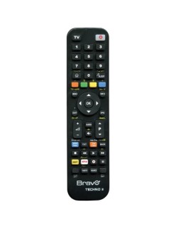 Bravo Telecomando Programmabile TECHNO 3 a Tre Banchi di Memoria Per TV, DTT, VCR, DVD, SAT o SKY