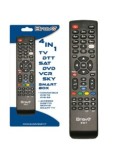 BRAVO Telecomando UNIVERSAL 4 in 1 per TV-DTT SAT-DVD VCR-SKY