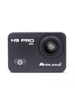 MIDLAND H9 PRO ACTION CAM 4K WI-FI Videocamera con Custodia Waterproof 30MT Accessori Inclusi