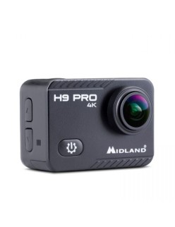 MIDLAND H9 PRO ACTION CAM 4K WI-FI Videocamera con Custodia Waterproof 30MT Accessori Inclusi