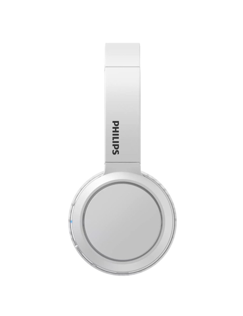 Philips Cuffie Bluetooth Con tasto Bass Boost Cuffia Wireless Over Ear TAH4205 | Bianco