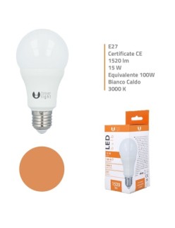 Lampadina LED Bulb E27 A65 15W 1520lm Luce Calda - Luce Fredda - Luce Naturale