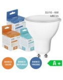 Lampadina a LED GU10 6W 480lm Luce Bianca Calda Fredda Naturale IP22