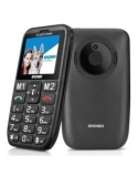 BRONDI Amico Stiloso Telefono Cellulare Senior DualSim Controllo Remoto | Nero