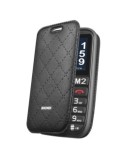 BRONDI Amico Stiloso Telefono Cellulare Senior DualSim Controllo Remoto | Nero
