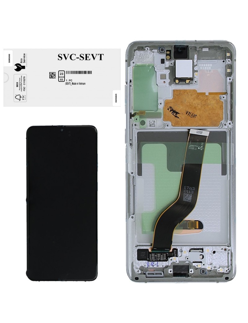 Samsung SERVICE PACK Display LCD ORIGINALE + Frame Per y S20+ PLUS