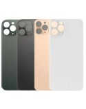 Back Cover Big Hole in Vetro Per iPhone 11 Pro Max - NO LOGO Grigio Siderale