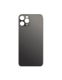 Back Cover Big Hole in Vetro Per iPhone 11 Pro Max - NO LOGO Grigio Siderale