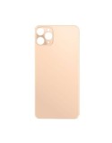 Back Cover Big Hole in Vetro Per iPhone 11 Pro Max - NO LOGO Grigio Siderale
