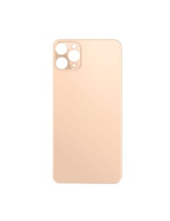 Back Cover Big Hole in Vetro Per iPhone 11 Pro Max - NO LOGO Grigio Siderale