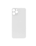 Back Cover Big Hole in Vetro Per iPhone 11 Pro Max - NO LOGO Grigio Siderale