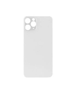 Back Cover Big Hole in Vetro Per iPhone 11 Pro Max - NO LOGO Grigio Siderale