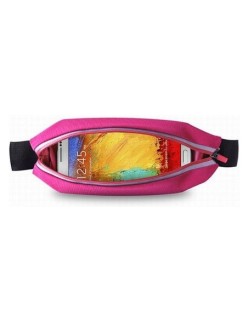 Puro Running Belt 2 Tasche Cintura Da Corsa Custodia Marsupio Universale fino a 6.3