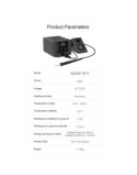QUICK TS11 Stazione Saldante Saldatura a stagno | 90W | da 100 a 450Â°