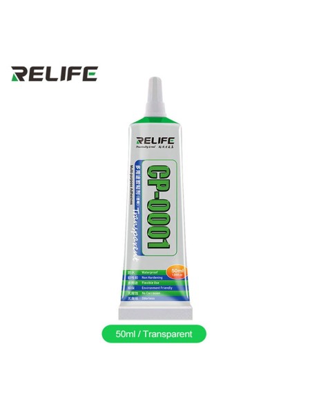 RELIFE CP-0001 Colla Adesiva per Smartphone 50ML Trasparente RELIFE CP-0001 Colla Adesiva per Smartphone 50ML Trasparente