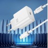 Sendem Caricabatteria OG73 Type-C + Cavo Dati Type-C to Lightning PD 20W bianco