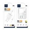 Sendem Caricabatteria OG73 Type-C + Cavo Dati Type-C to Lightning PD 20W bianco