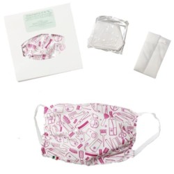 Mascherine Made in Italy Rettangolare 2S in Tessuto Stampato