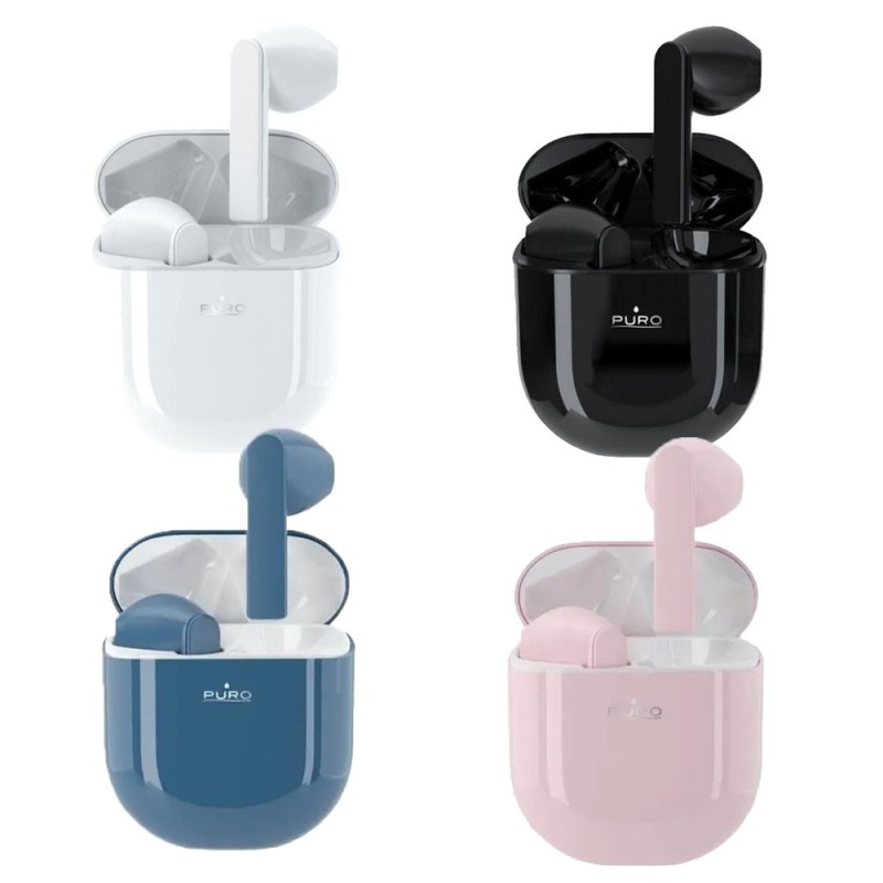 PURO Auricolare Bluetooth 5.0 ICON POD PLUS 2 True Wireless Con Base di Ricarica USB-C