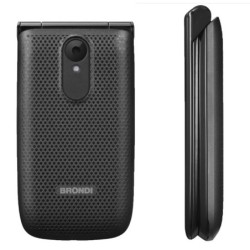 Brondi MAGNUM 4 Cellulare GSM QUADRI band Maxi Display Dual Sim Fotocamera | Nero