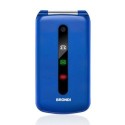 Brondi PRESIDENT Cellulare Ultra Sottile e con Icone LED sul Flip Fotocamera 1.3MP Dual Sim | Blu