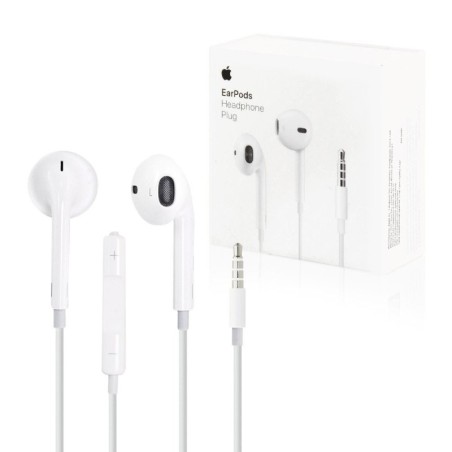Apple Auricolari EarPods MWU53ZM/A con telecomando e microfono (Connettore Jack 3.5)