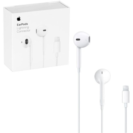 Apple Auricolari EarPods MWTY3ZM/A con telecomando e microfono (Connettore Lightning)