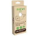 Rovi Travel Charger Kit ST450L Caricabatteria USB-A + Cavo da USB-A a Lightning 2.1A | Bianco