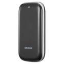 Brondi STONE + Cellulare Ultra Sottile Dual Sim Fotocamera da 1.3Mp con LED FLASH | Nero