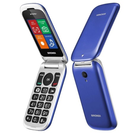 Brondi STONE + Cellulare Ultra Sottile Dual Sim Fotocamera da 1.3Mp con LED FLASH | Blu Brondi STONE + Cellulare Ultra Sottile Dual Sim Fotocamera da 1.3Mp con LED FLASH | Blu