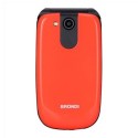 BRONDI RAPTOR Telefono Cellulare Flip Ampio Display Accesso Rapido Dual Sim | Arancio