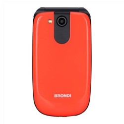 BRONDI RAPTOR Telefono Cellulare Flip Ampio Display Accesso Rapido Dual Sim | Arancio