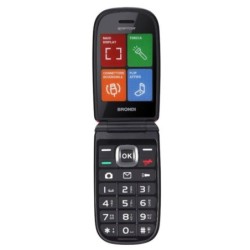 BRONDI RAPTOR Telefono Cellulare Flip Ampio Display Accesso Rapido Dual Sim | Arancio