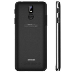 BRONDI Amico Smartphone S+B Display 5.7 Dual SIM Tasto SOS | Nero