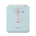 Brondi Flipper Telefono Cellulare a Conchiglia Dual Sim + Fotocamera | Verde Acqua Metallica