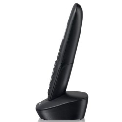 BRONDI GALA Telefono Cordless Funzione ECO DECT Schermo Grande Sveglia | Nero
