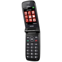 Brondi MAGNUM 4 Cellulare GSM QUADRI band Maxi Display Dual Sim Fotocamera | Nero