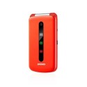 Brondi PRESIDENT Cellulare Ultra Sottile e con Icone LED sul Flip Fotocamera 1.3MP Dual Sim | Rosso