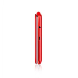 Brondi PRESIDENT Cellulare Ultra Sottile e con Icone LED sul Flip Fotocamera 1.3MP Dual Sim | Rosso