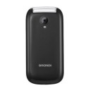 Brondi STONE + Cellulare Ultra Sottile Dual Sim Fotocamera da 1.3Mp con LED FLASH | Nero