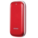 Brondi STONE + Cellulare Ultra Sottile Dual Sim Fotocamera da 1.3Mp con LED FLASH | Rosso