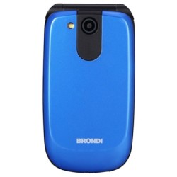 BRONDI RAPTOR Telefono Cellulare Flip Ampio Display Accesso Rapido Dual Sim | Blu