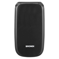 BRONDI RAPTOR Telefono Cellulare Flip Ampio Display Accesso Rapido Dual Sim | Nero