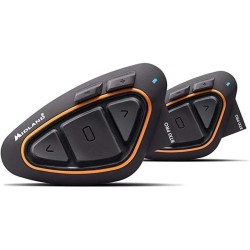 MIDLAND BTX1 PRO Doppio Interfono Moto Bluetooth Auricolare da Casco Twin Pack ED. 2022